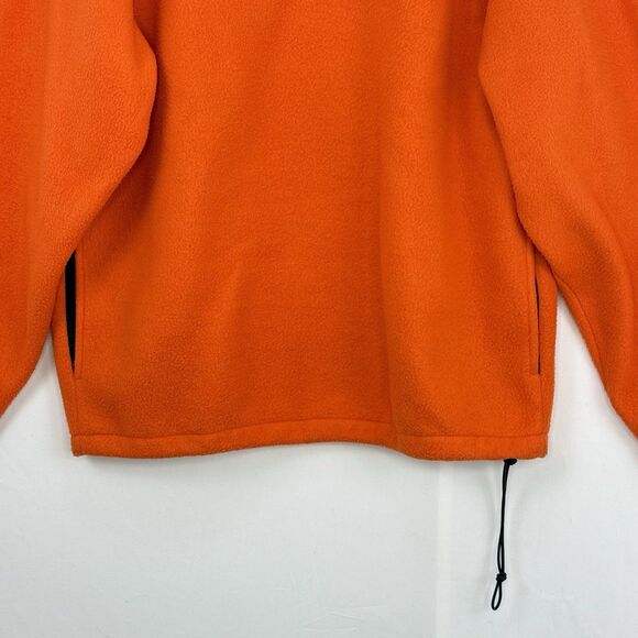 Old Navy Vintage Y2K Fleece Quarter Zip Orange Unisex Size L - Picture 8 of 16
